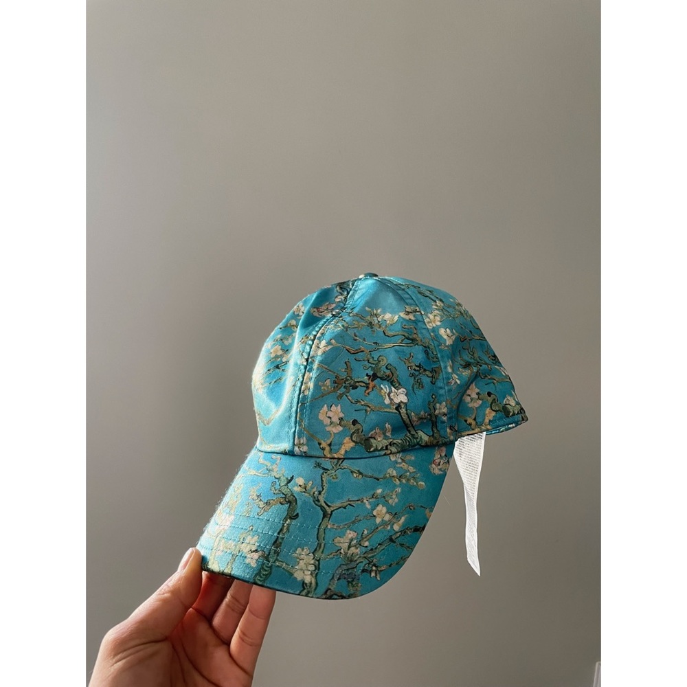Floral Blue Cap
